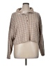Stellae Dux Houndstooth Tan Pullover Sweater Size XL - photo 1
