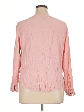 a.n.a. A New Approach 3/4 Sleeve Blouse (view 2)