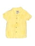 Frendz Yellow Short Sleeve Button-Down Shirt Size 6-12 mo - photo 1