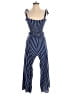 Un Deux Trois Stripes Blue Jumpsuit Size S - photo 1