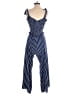 Un Deux Trois Stripes Blue Jumpsuit Size S - photo 2