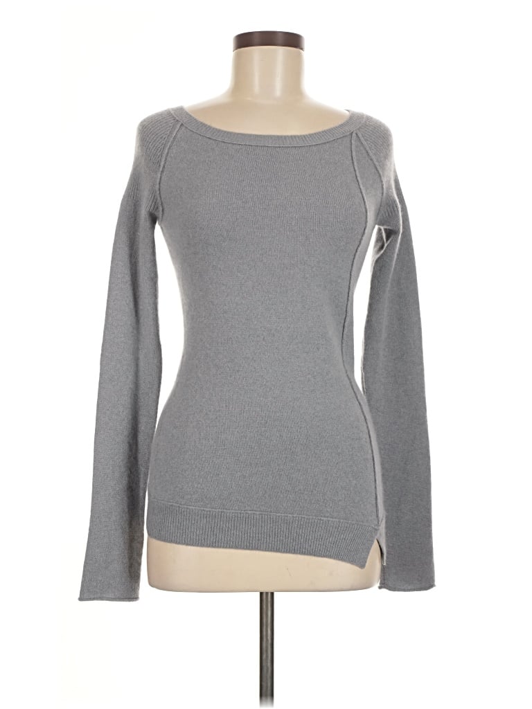 Pre-owned Inhabit Cashmere Pullover Sweater In Gray