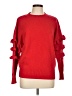 Line & Dot Red Pullover Sweater Size L (petite) - photo 1