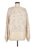Saltwater LUXE Animal Print Ivory Pullover Sweater Size M - photo 1