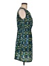 Feathers 100% Polyester Graphic Blue Cocktail Dress Size M - photo 4