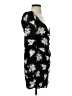 Mi ami 100% Polyester Floral Black Cocktail Dress Size S - photo 4