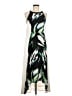 Chico's Graphic Green Casual Dress Size Med (1) - photo 1