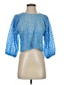 Zara Blue 3/4 Sleeve Blouse Size S - photo 1