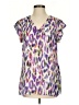 CAbi 100% Polyester Purple Short Sleeve Blouse Size S - photo 1