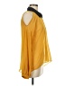 Gianni Bini 100% Polyester Color Block Yellow Long Sleeve Blouse Size M - photo 4