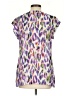 CAbi 100% Polyester Purple Short Sleeve Blouse Size S - photo 2