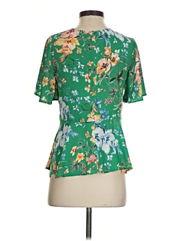 Ann Taylor LOFT Short Sleeve Blouse (view 2)