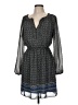 Max Studio 100% Polyester Print Blue Casual Dress Size M - photo 1