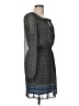 Max Studio 100% Polyester Print Blue Casual Dress Size M - photo 4