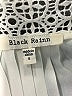 Black Rainn 100% Polyester Ivory Long Sleeve Blouse Size S - photo 7