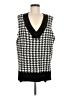 Unbranded 100% Acrylic Houndstooth Black Sweater Vest Size M - photo 1