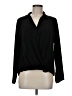Timing Black Long Sleeve Blouse Size M - photo 1