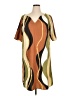 Emery Rose Graphic Brown Casual Dress Size 1X - photo 1
