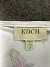 Koch 100% Polyester Print White Long Sleeve Blouse Size S - photo 7
