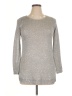 Alfani 100% Polyester Silver Long Sleeve Top Size M - photo 1