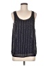 Jennifer Lopez 100% Polyester Blue Sleeveless Top Size M - photo 1