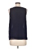 Jennifer Lopez 100% Polyester Blue Sleeveless Top Size M - photo 2