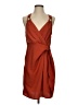 Unbranded 100% Polyester Orange Cocktail Dress Size S - photo 1