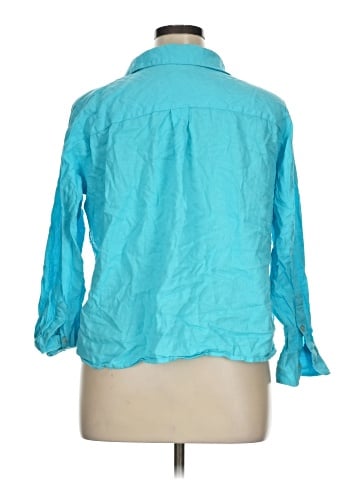 Candace Cameron Bure 3/4 Sleeve Button-Down Shirt (view 2)