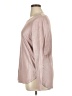 Tahari Metallic Silver Long Sleeve Top Size XL - photo 5