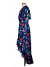 Parker 100% Polyester Paisley Blue Casual Dress Size XS - photo 5