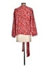 J.Crew 100% Polyester Print Red Kimono Size S - photo 2