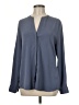 Unbranded 100% Polyester Gray Long Sleeve Blouse Size M - photo 1