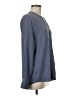 Unbranded 100% Polyester Gray Long Sleeve Blouse Size M - photo 4