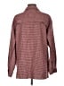 Jodifl 100% Polyester Houndstooth Burgundy Long Sleeve Blouse Size L - photo 2