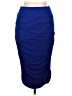 Green Envelope Solid Blue Casual Skirt Size L - photo 1