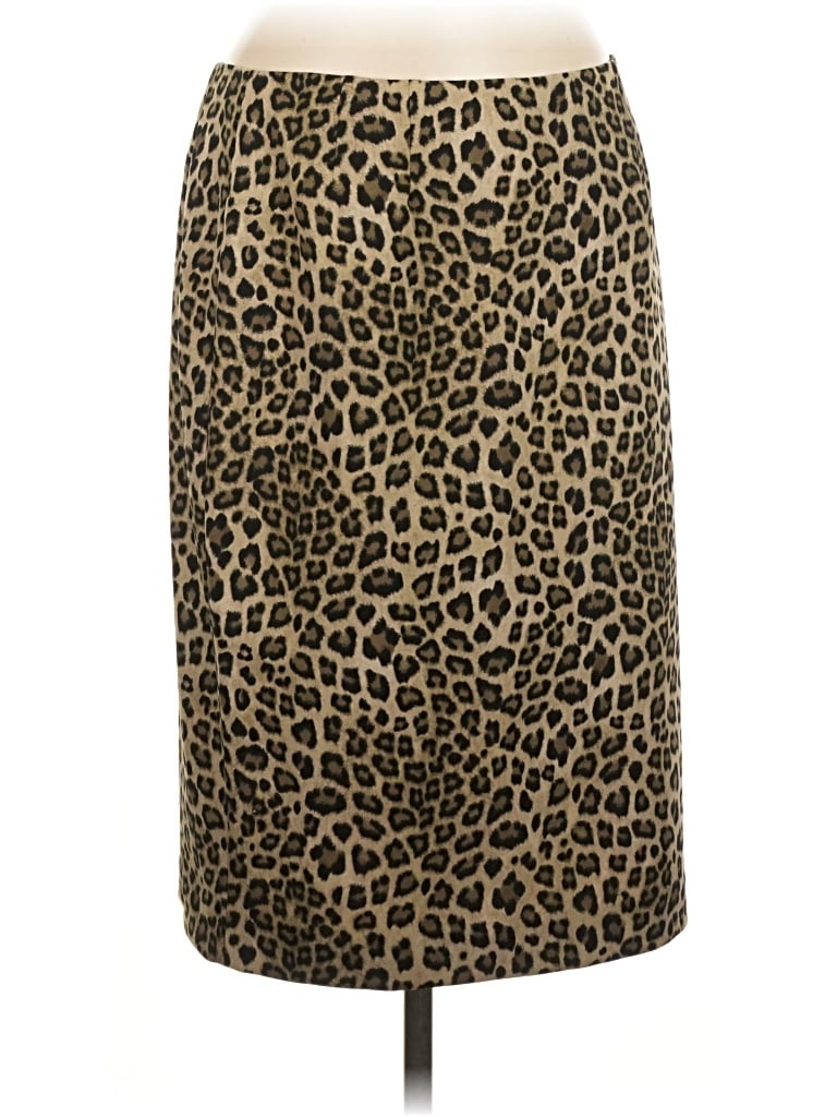 Pre-owned Black Label By Evan Picone Casual Skirt In Brown