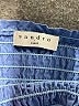 Sandro Blue 3/4 Sleeve Blouse Size Med (2) - photo 6