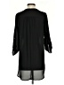 Lush 100% Polyester Black 3/4 Sleeve Blouse Size S - photo 2