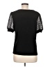 CeCe Black Short Sleeve Top Size M - photo 2