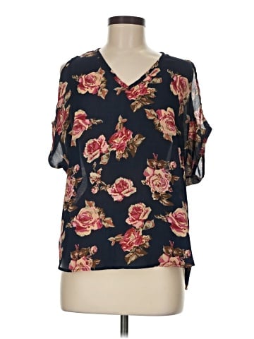 J for Justify Short Sleeve Blouse (view 1)