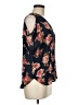 J for Justify 100% Polyester Black Short Sleeve Blouse Size M - photo 4