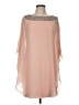 Xscape Solid Pink Casual Dress Size 8 - photo 1
