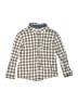 Carter's 100% Cotton Plaid Green Long Sleeve Button-Down Shirt Size 5T - photo 1