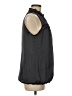 Theme 100% Polyester Black Sleeveless Blouse Size M - photo 4