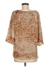 Calvin Klein Brown 3/4 Sleeve Blouse Size M - photo 2