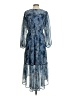 Joie 100% Polyester Paisley Blue Cocktail Dress Size S - photo 2