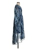 Joie 100% Polyester Paisley Blue Cocktail Dress Size S - photo 4