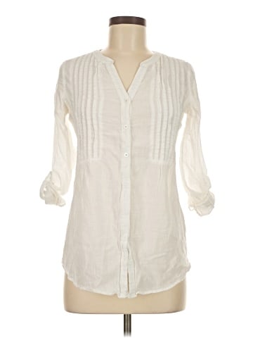 Maeve 3/4 Sleeve Button-Down Shirt (view 1)