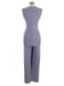 Bar III Solid Gray Jumpsuit Size 10 - photo 2