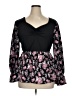 Unbranded Black Long Sleeve Blouse Size XL - photo 1